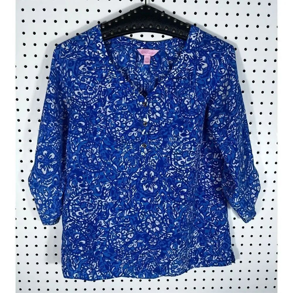 Lilly Pulitzer silk blouse